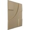Ekena Millwork 19 5/8in. W x 19 5/8in. H Nestor EnduraWall Decorative 3D Wall Panel Covers 2.67 Sq. Ft. WP20X20NEECE - alternate 3